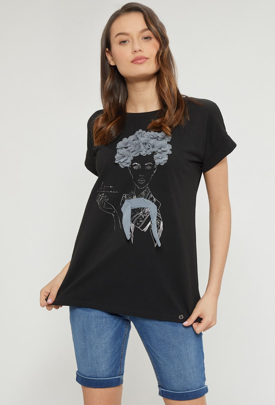T-shirt damski z ciekawym motywem