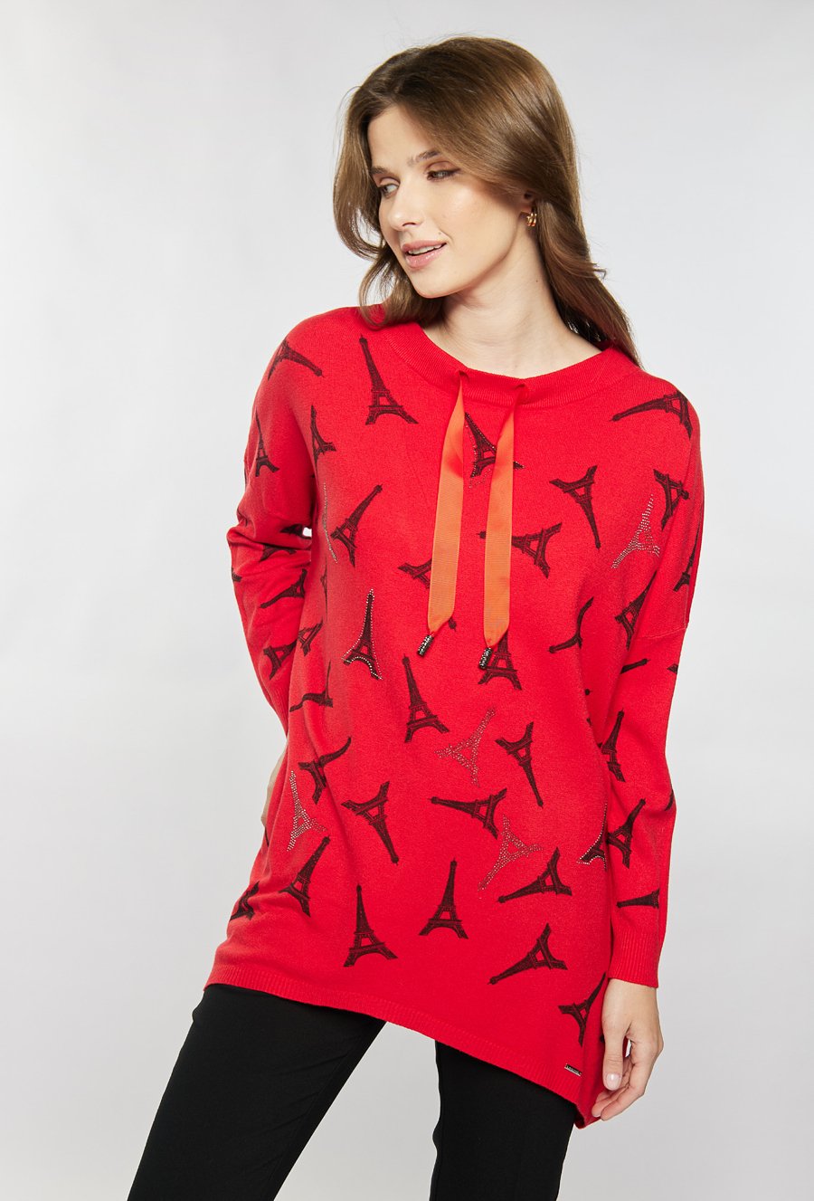 Sweter z wzorem