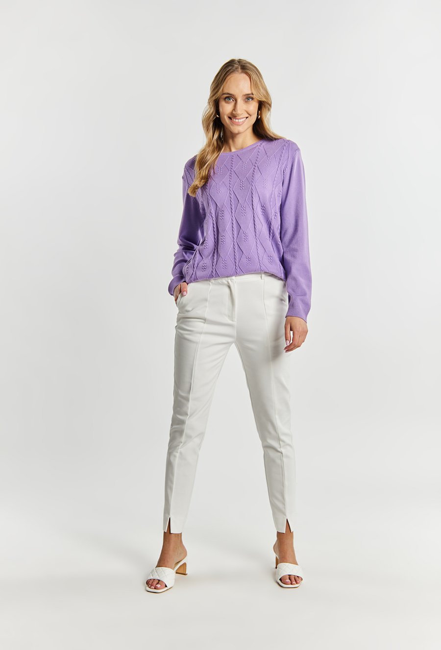Wiskozowy sweter damski