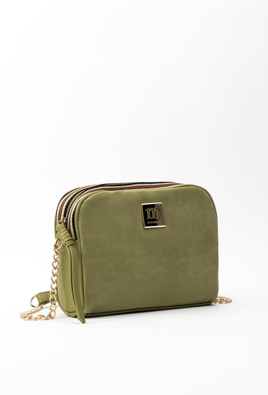 Torba crossbody z imitacji zamszu