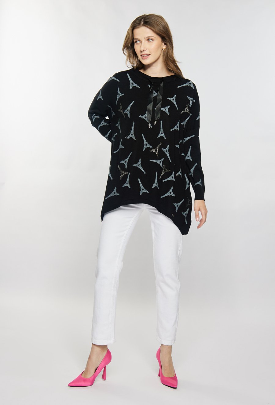 Sweter z wzorem