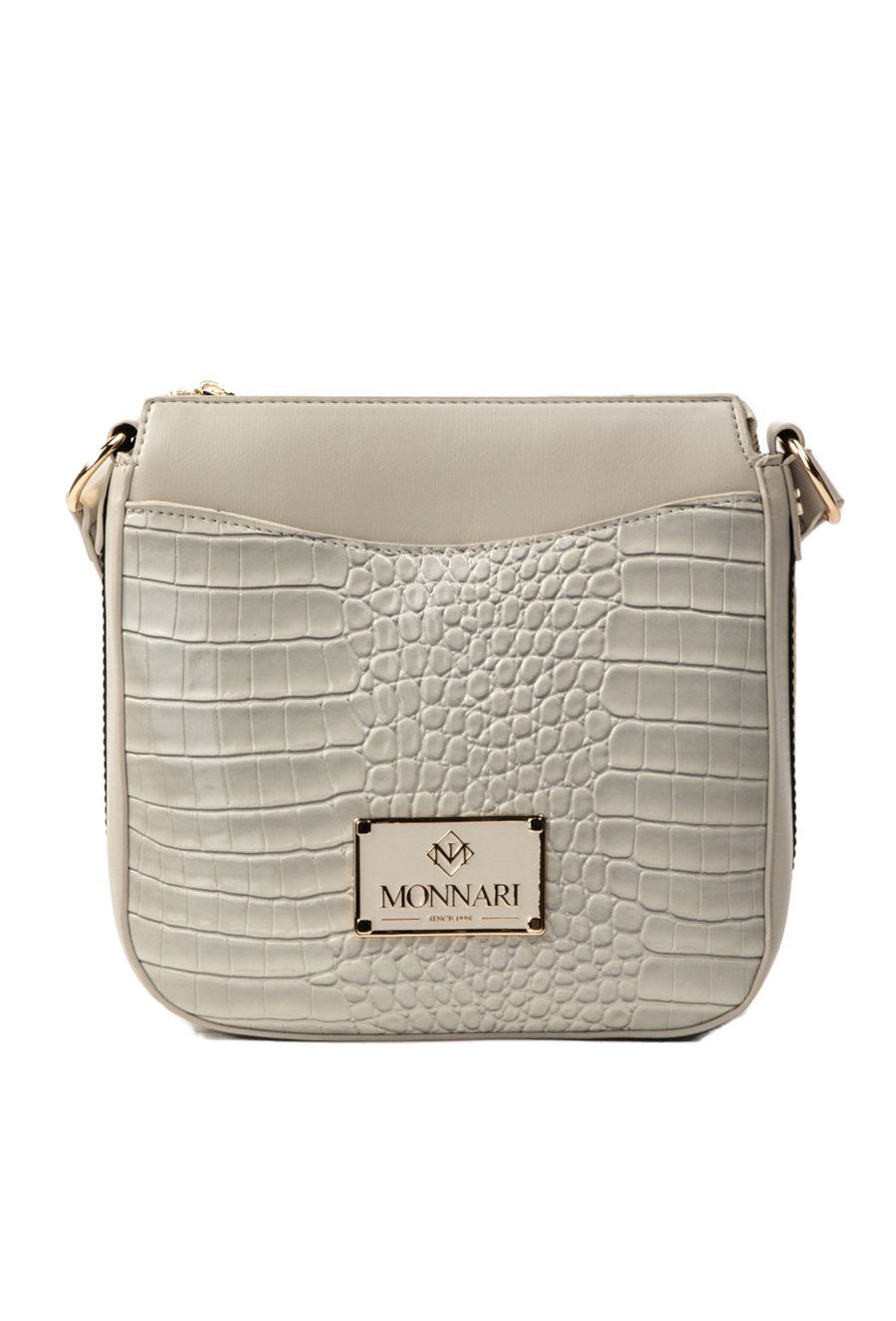 Torba crossbody z wzorzystym panelem