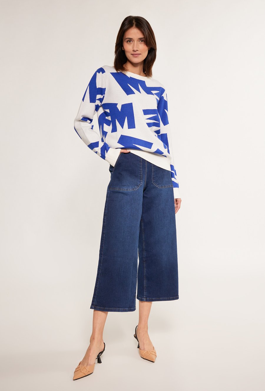 Sweter z wzorem