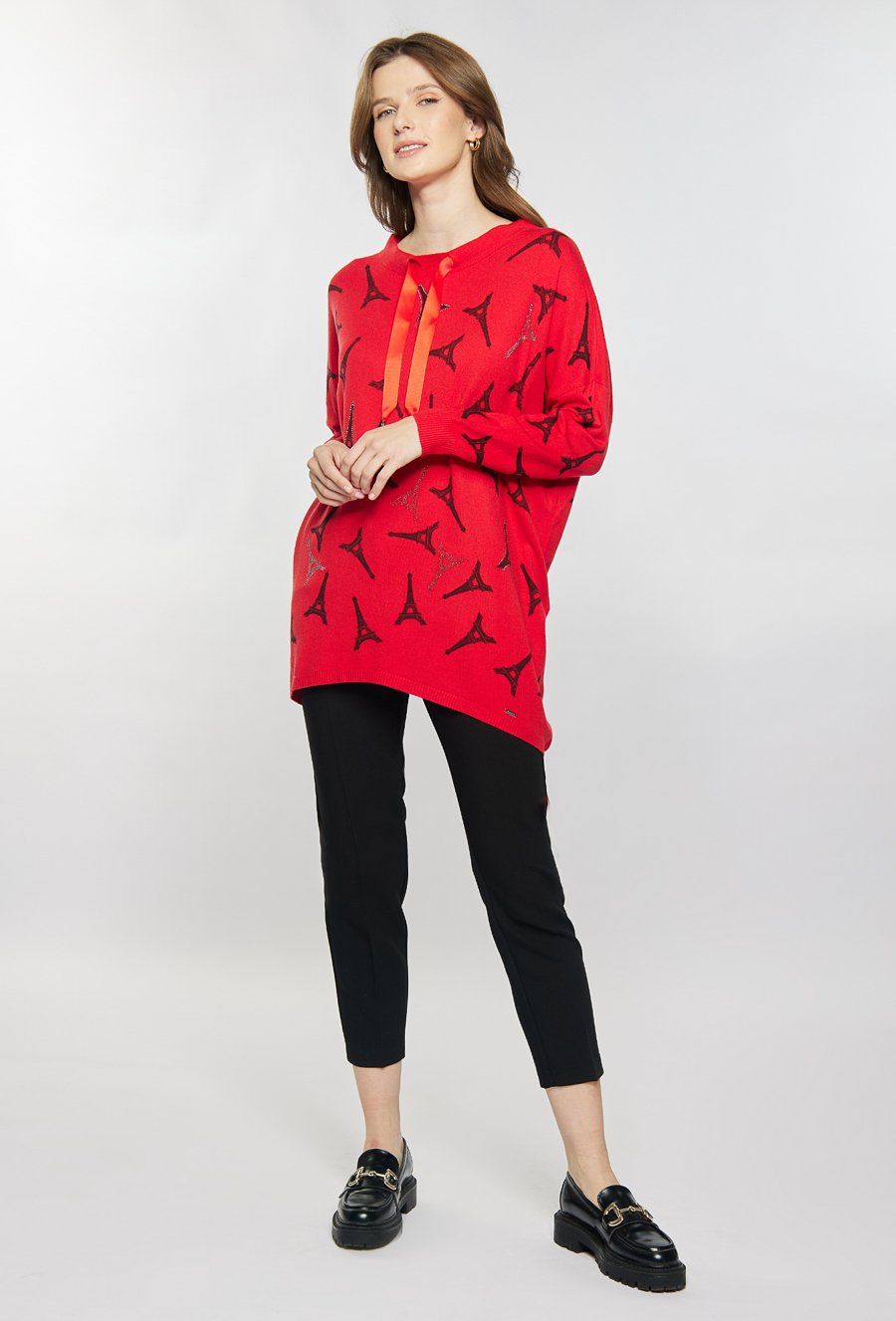 Sweter z wzorem