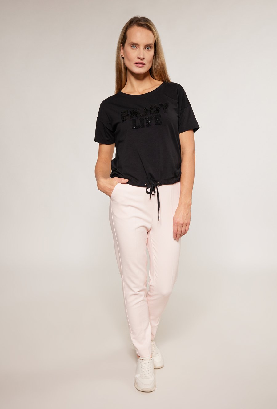 T-shirt damski z napisem