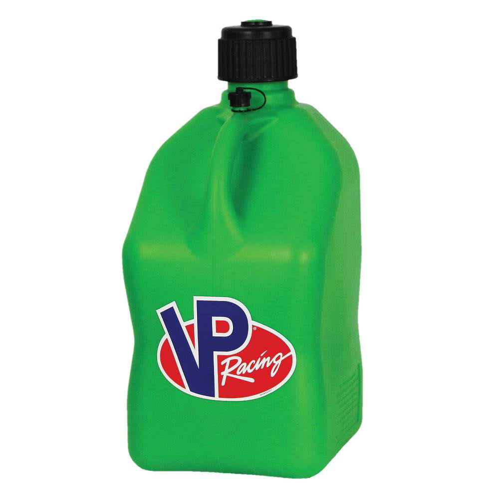 VP Racing Fuels Motorsport 5.5 Gallon Square Utility Jugs, Green (4 Pack)