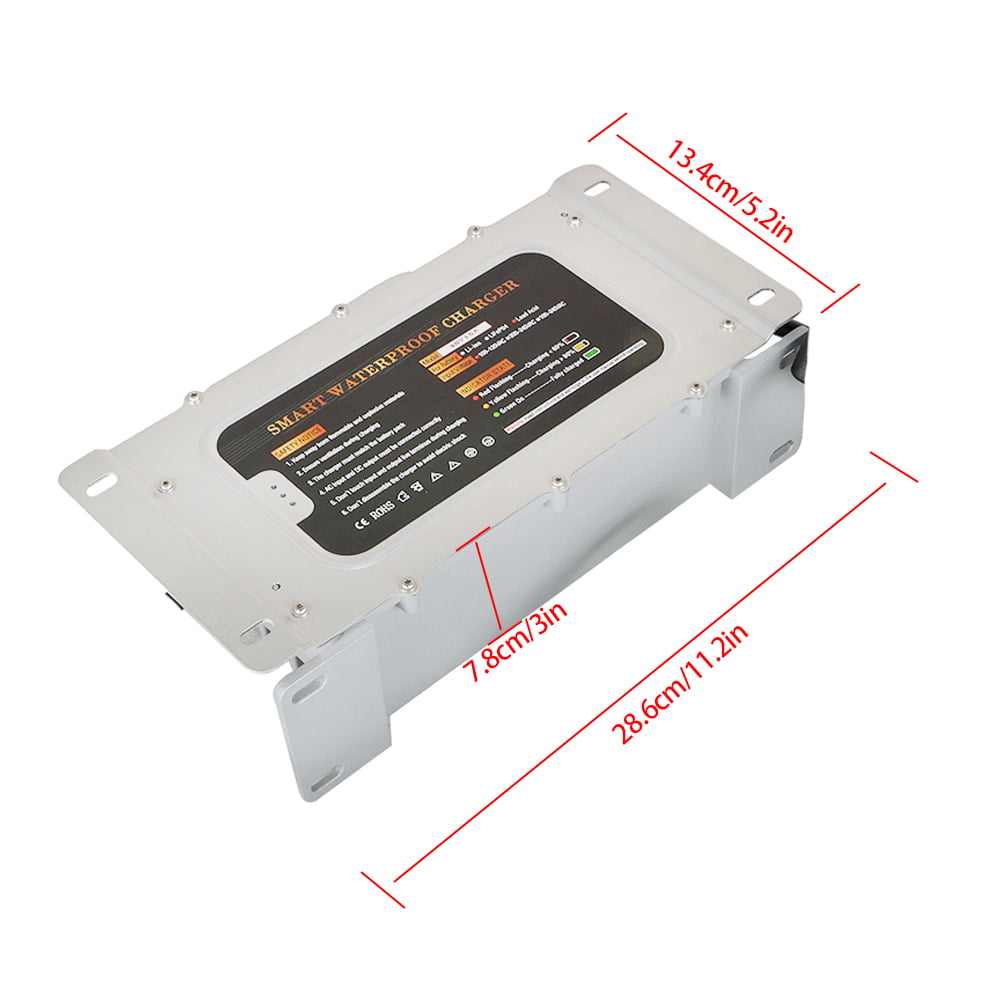 LABLT 48V 15A Battery Charger Replacement for Yamaha G19-G22 with 2 Pin Handle Plug