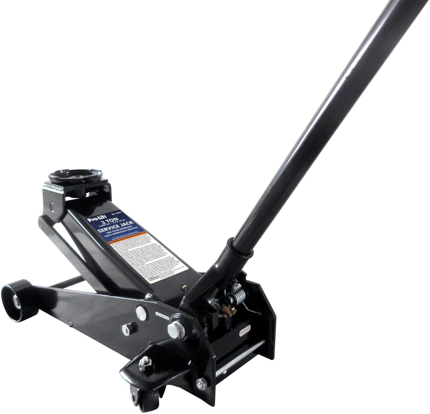 Pro-Lift SG-4030 3-Ton Floor Jack - Heavy-Duty Steel Construction for Automotive Lifting in Garage Shops