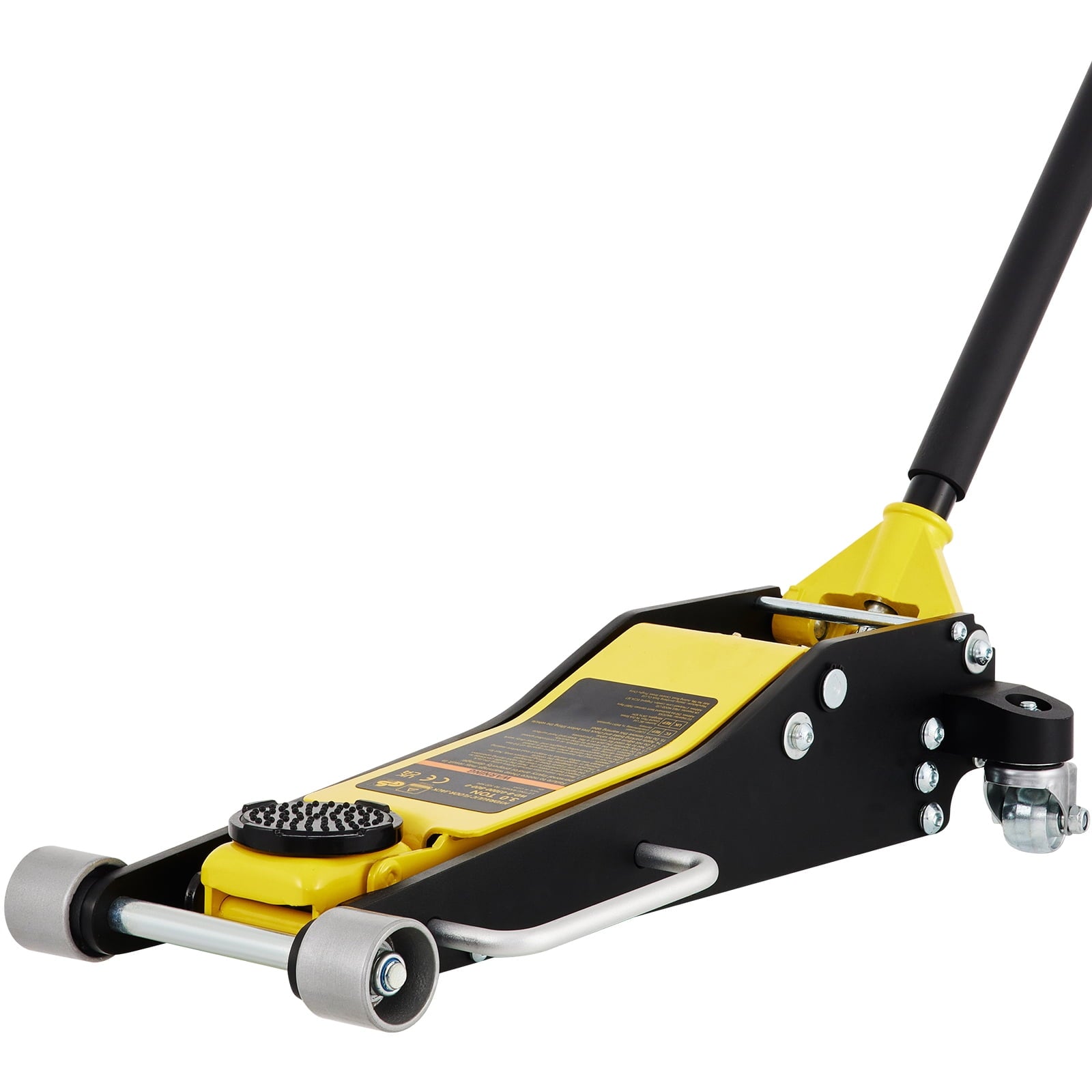 SKYSHALO Low Profile Floor Jack 3 ton (6600 lbs), Dual Piston Quick Lift Pump, 19-11/16