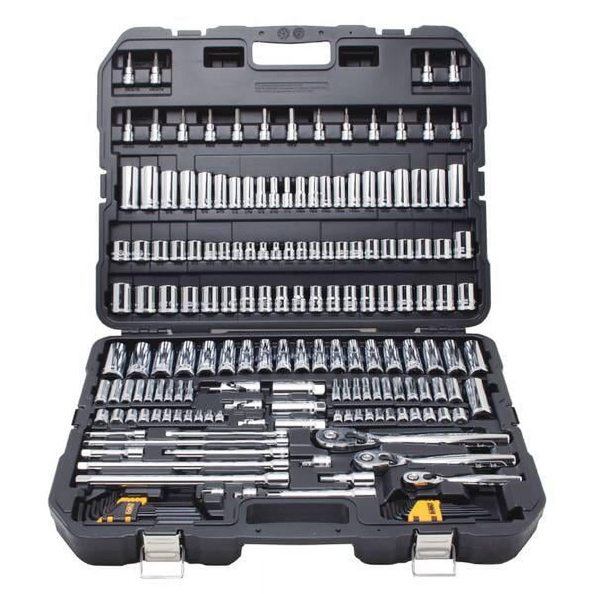 2023 DW Mechanics Tool Set SAE and Metric 1/2 1/4 3/8 Drive Sizes 192-Piece (DWMT75049)
