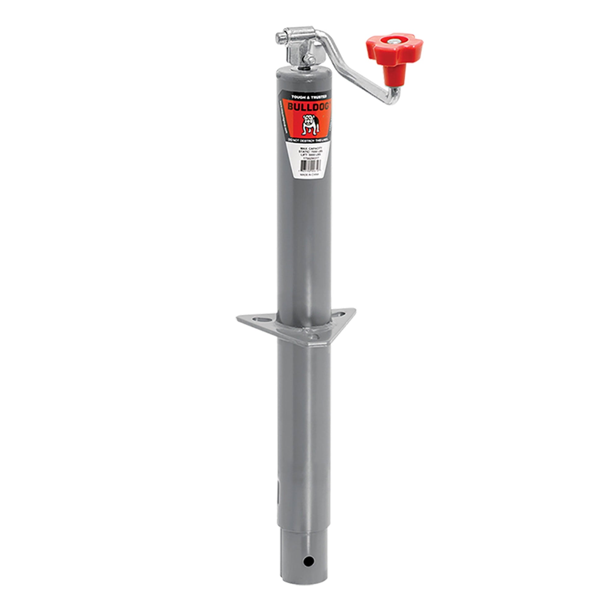 Bulldog 1750290317 5,000 Pound A-Frame Topwind Trailer Jack Tube W/15