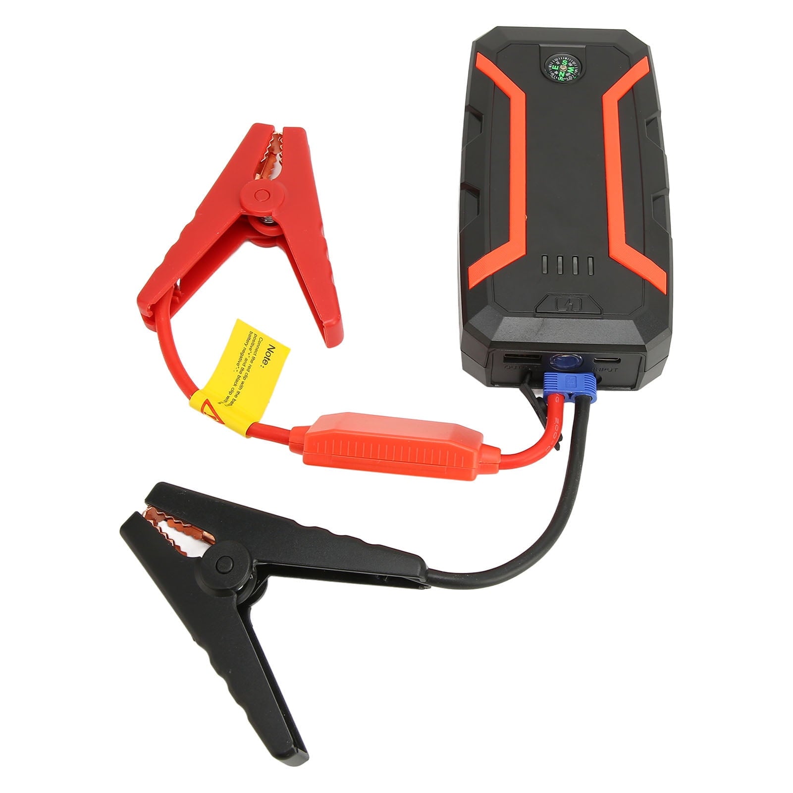 Car Starter 1500A Maximum Current 12000mAh 3 LED Light Modes Waterproof Car Jump Starter for Truck with Compass LED Light