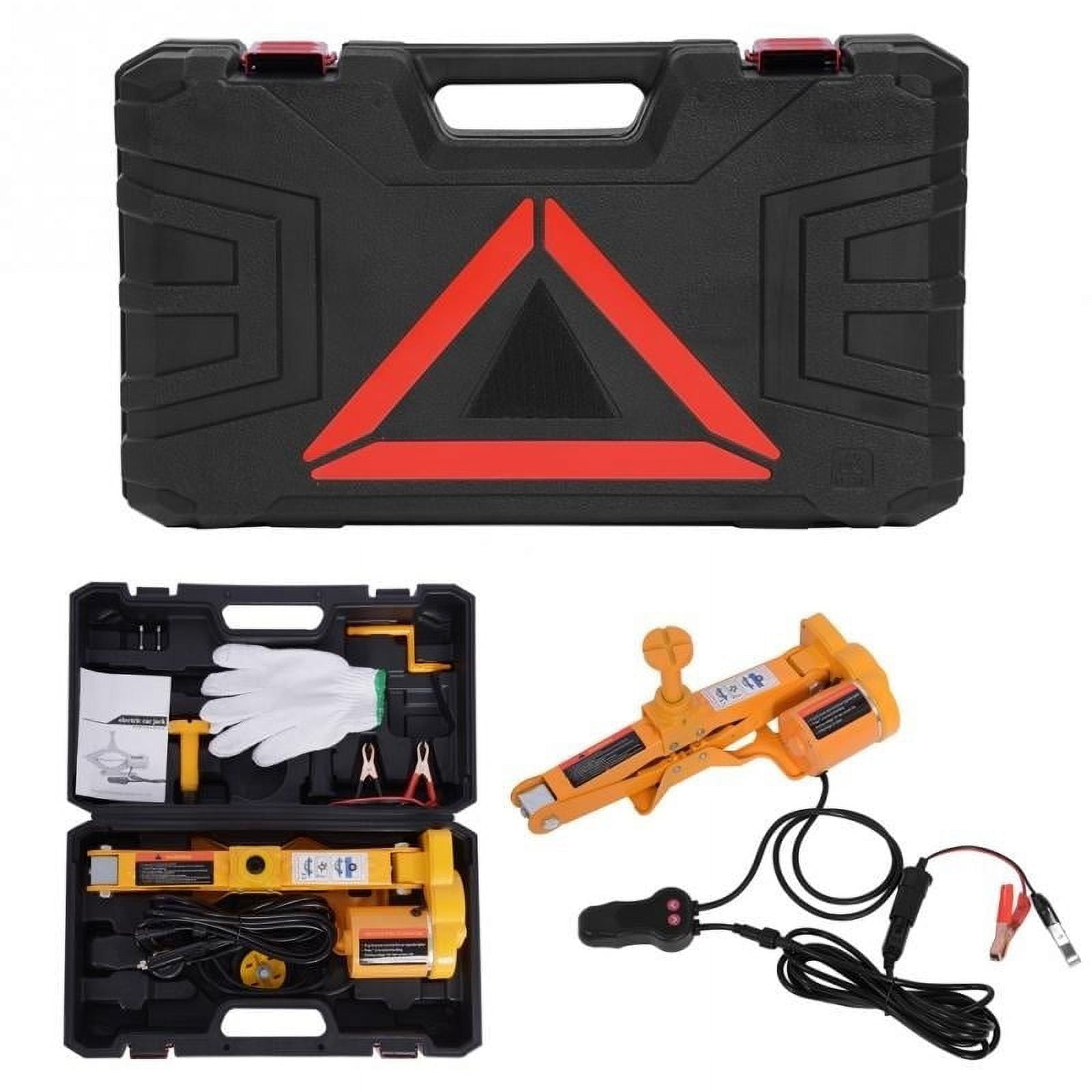 12V 2 Tons Car Repair Electric Ccissors Car Jack Lifting Impact Wrench Tool Car Floor