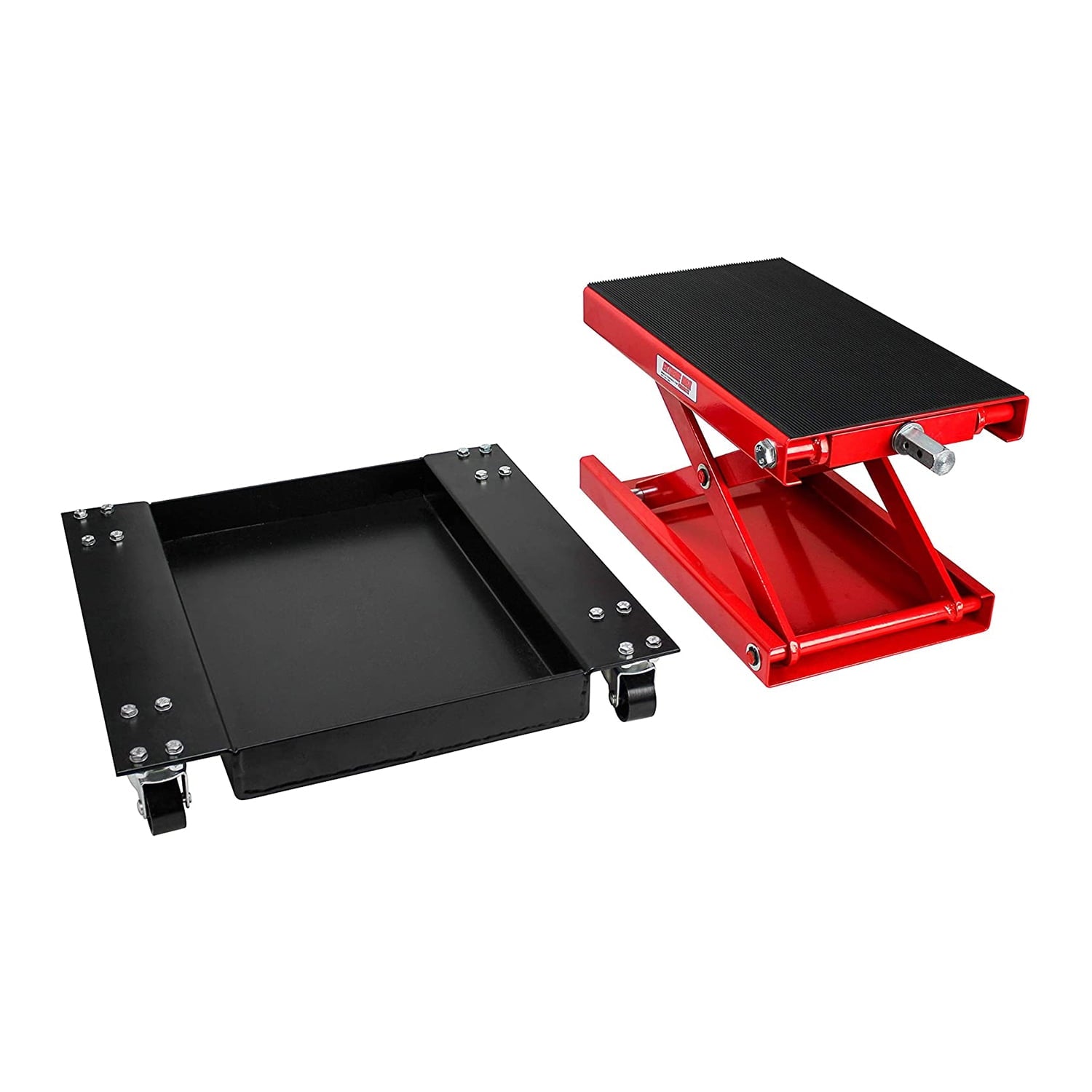Extreme Max 5001.5059 Wide 1100 Pound Motorcycle Scissor Platform Lift Jack