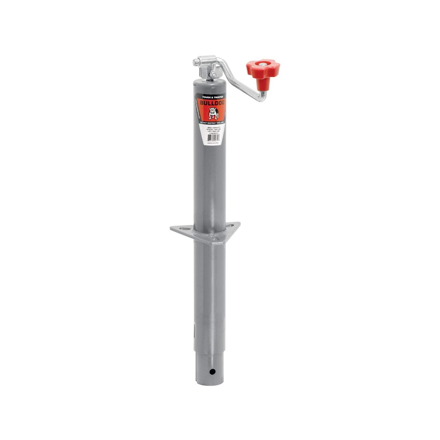 Bulldog 1750290317 5,000 Pound A-Frame Topwind Trailer Jack Tube W/15