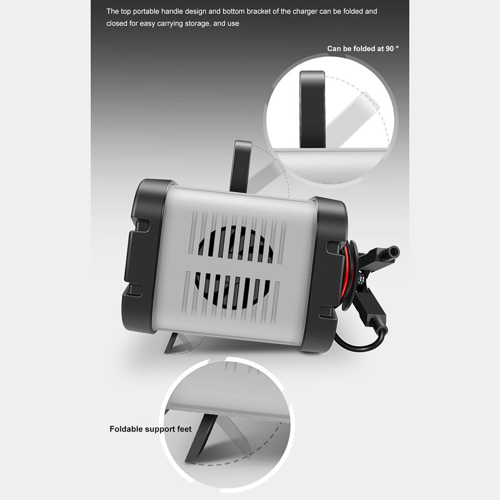 Haimni Car And Motorcycle Battery Charger 12V/6A Intelligent Pulse Repair Charger