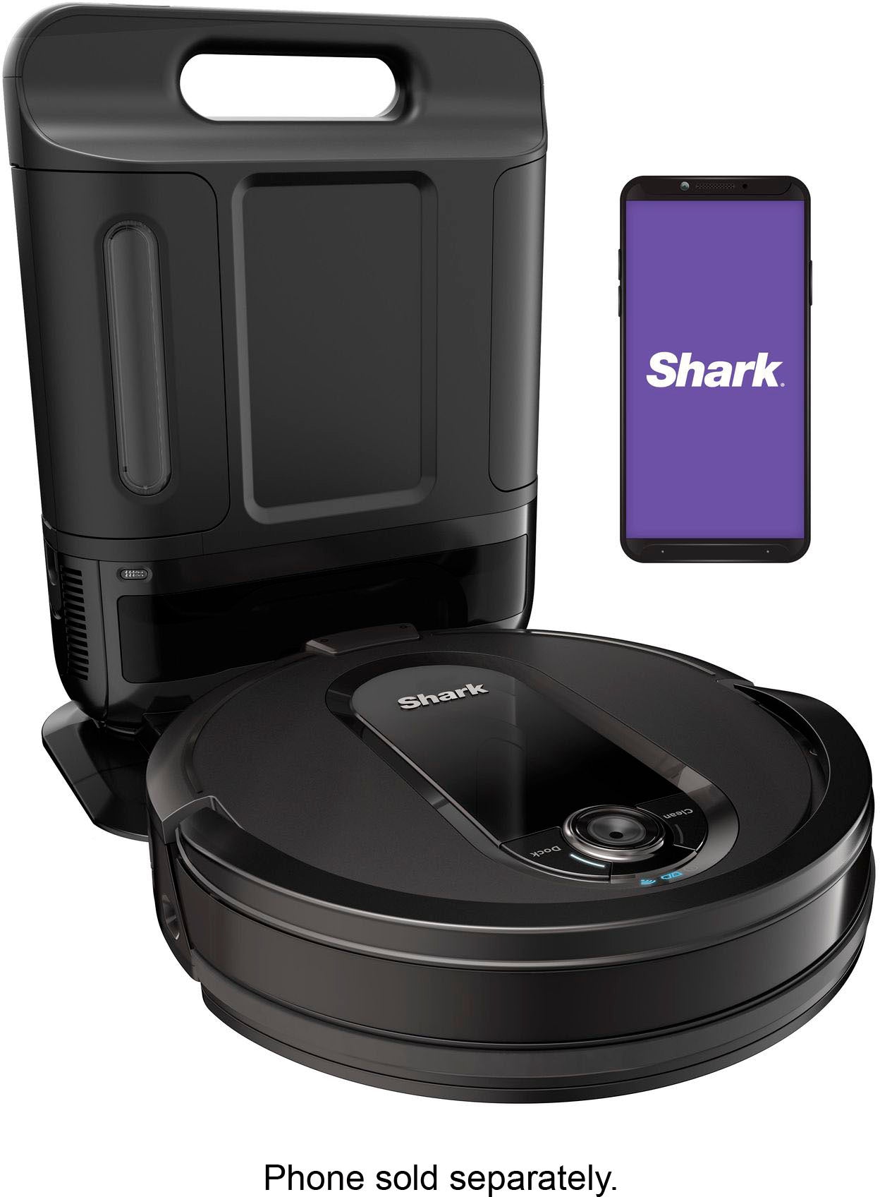 Shark - IQ Robot Self-Empty XL UR1005AE, Robot Vacuum, IQ Navigation, Wi‐Fi - Black
