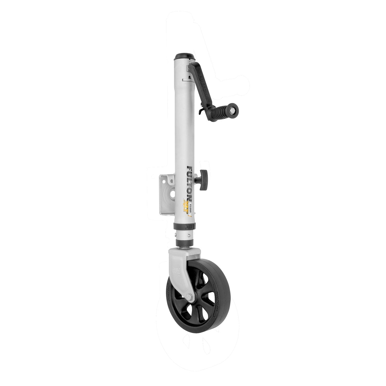 Fulton 141132 XLT® Marine Trailer Jack, 1,500 lbs. Lift Capacity, Sidewind, Weld-On Side Mount, 12 Inch Travel