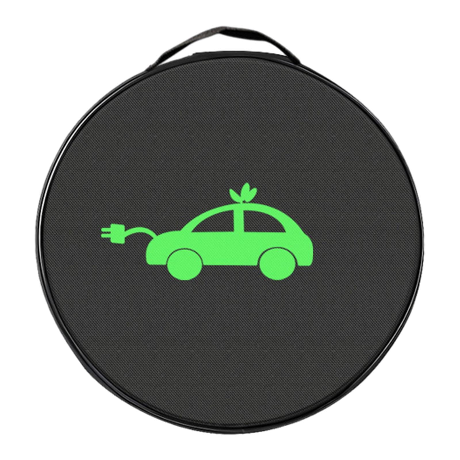 jiaping EV Cables Bag Large Capacity Portable Cable Carry Case for Electric Car Round Shape