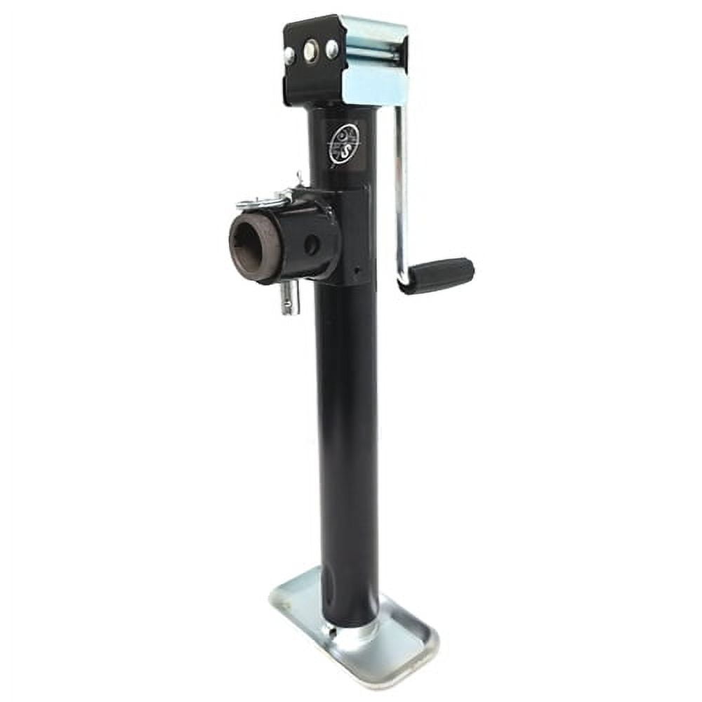 5,000 lb. Side wind Ram tubular swivel jack with weld-on pipe mount 15