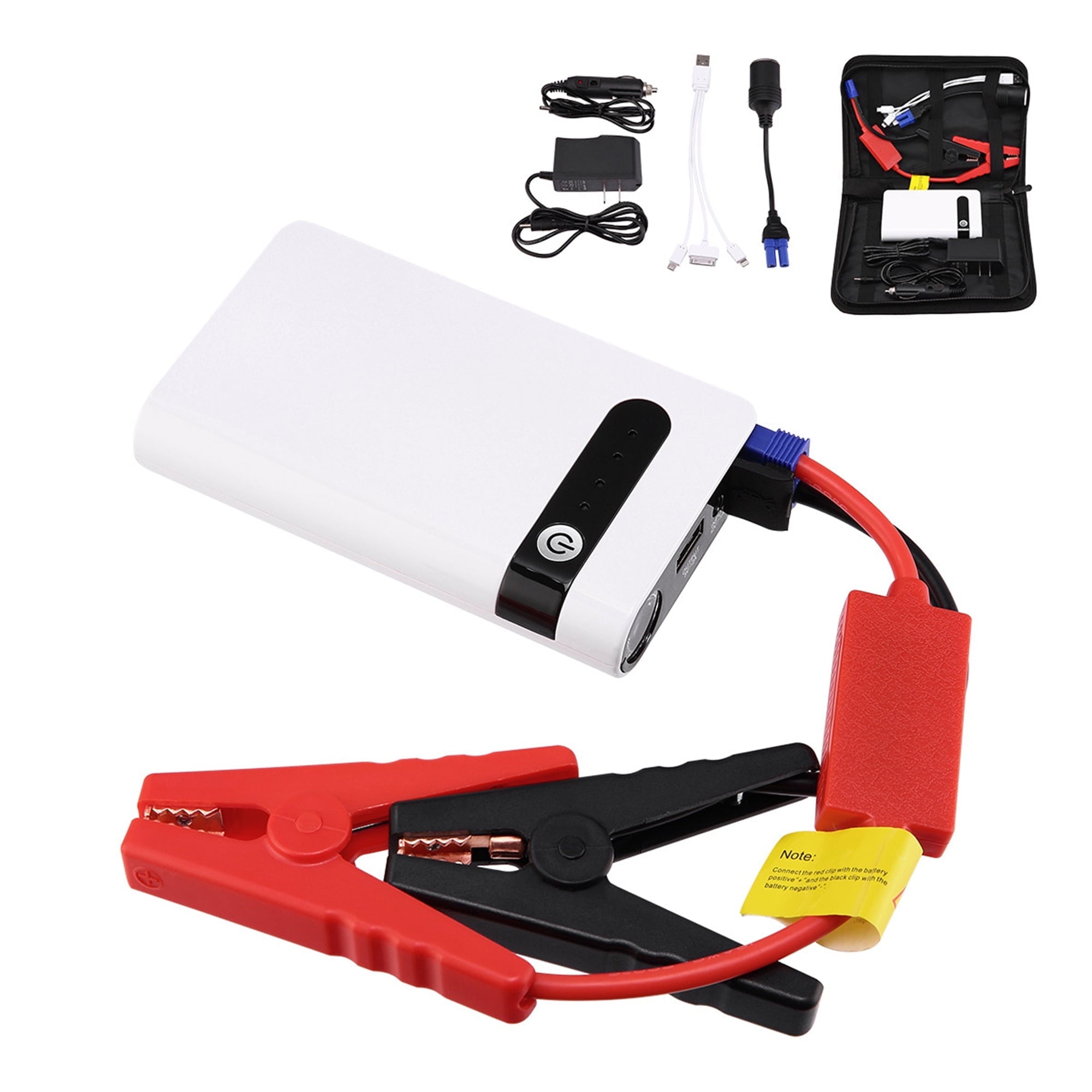 2Packs 12V 20000mAh Car Jump Starter Booster Jumper Portable Engine Emergency Charger Auto Power Bank Battery Charger