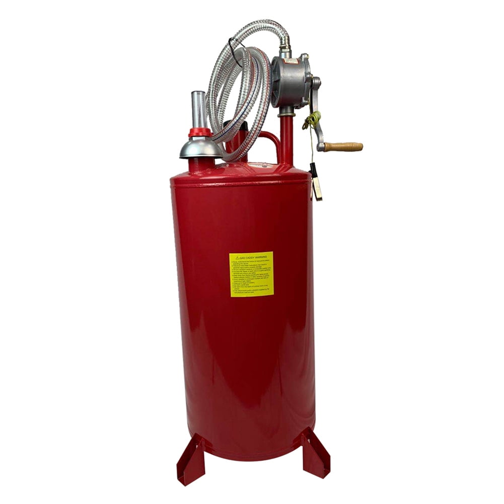 20 Gallon Gas Caddy With Wheel Convenient Gasoline Diesel Fuel Transfer Tank Drum Tool Jgc20 186c
