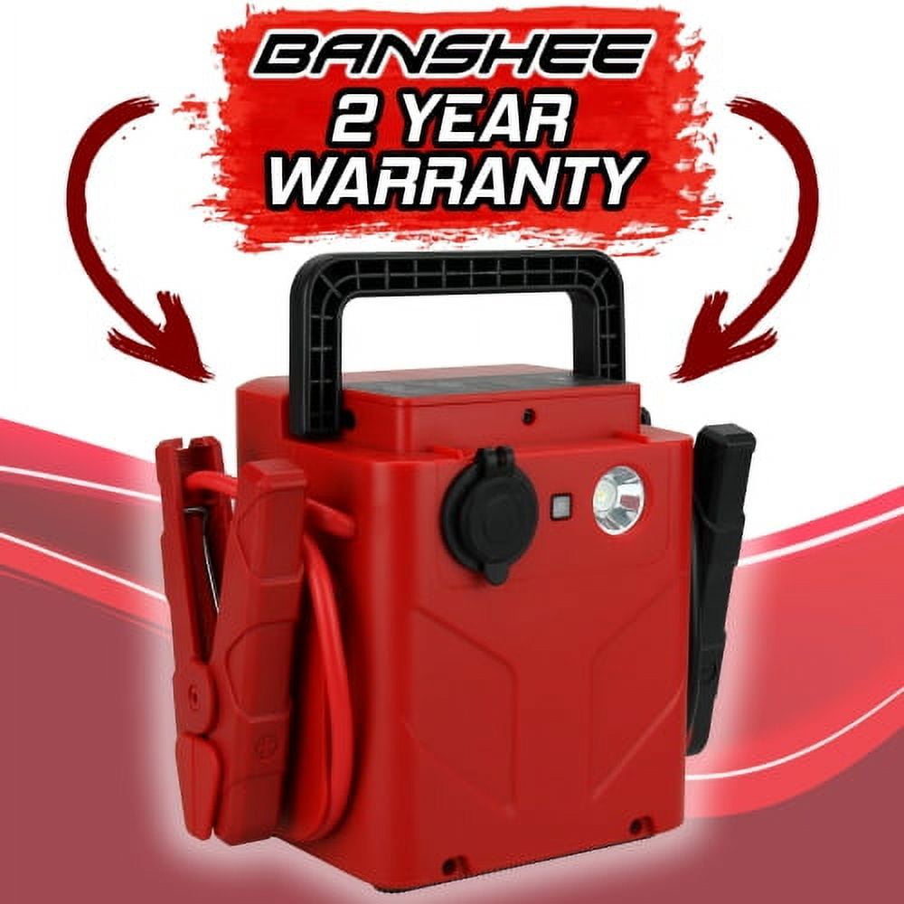 Banshee Replacement for Clore 1700 Peak Amp Premium 12 Volt Jump Starter with charging cord, Replaces JNC770R