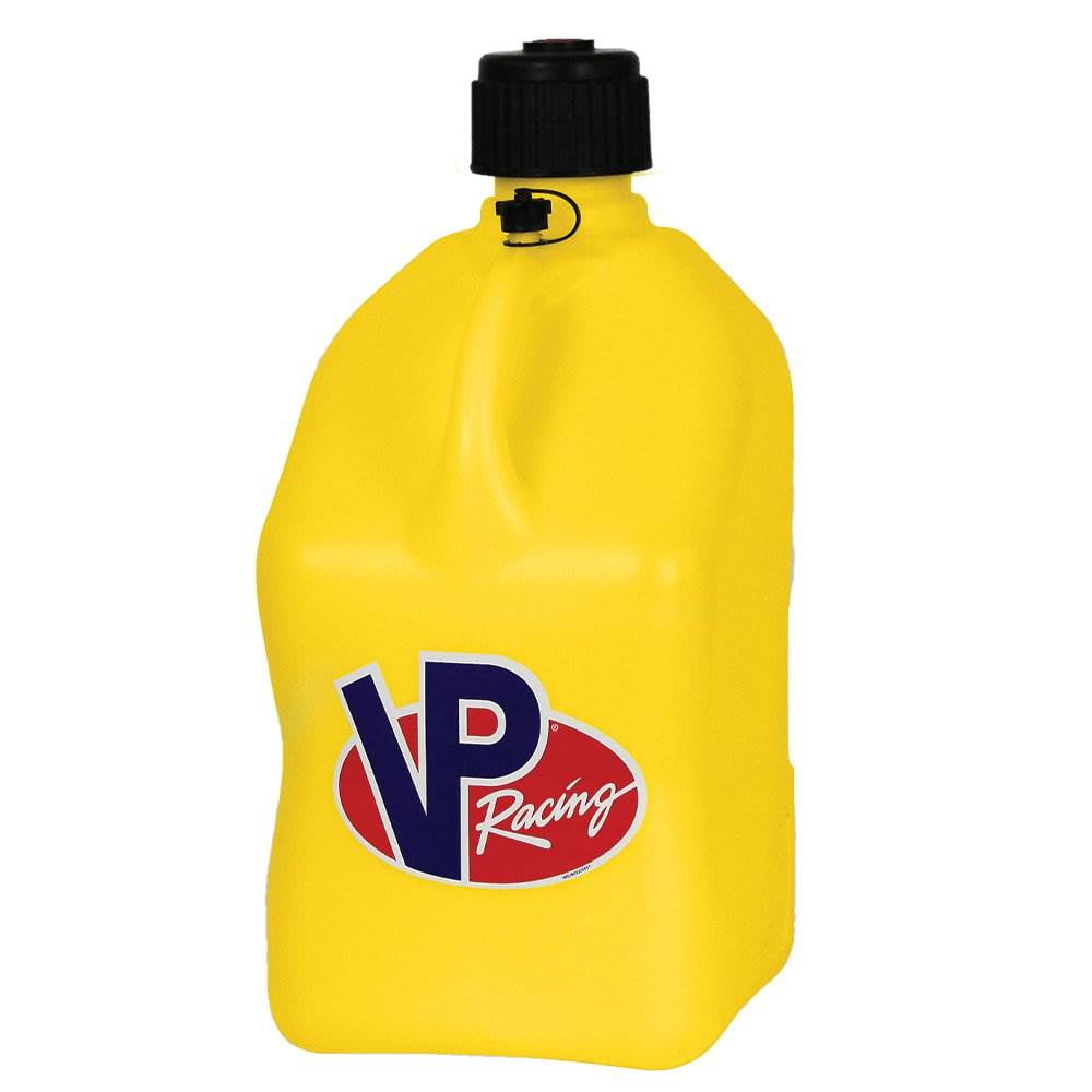 VP Racing Fuels Motorsport 5.5 Gallon Square Utility Jugs, Yellow (2 Pack)