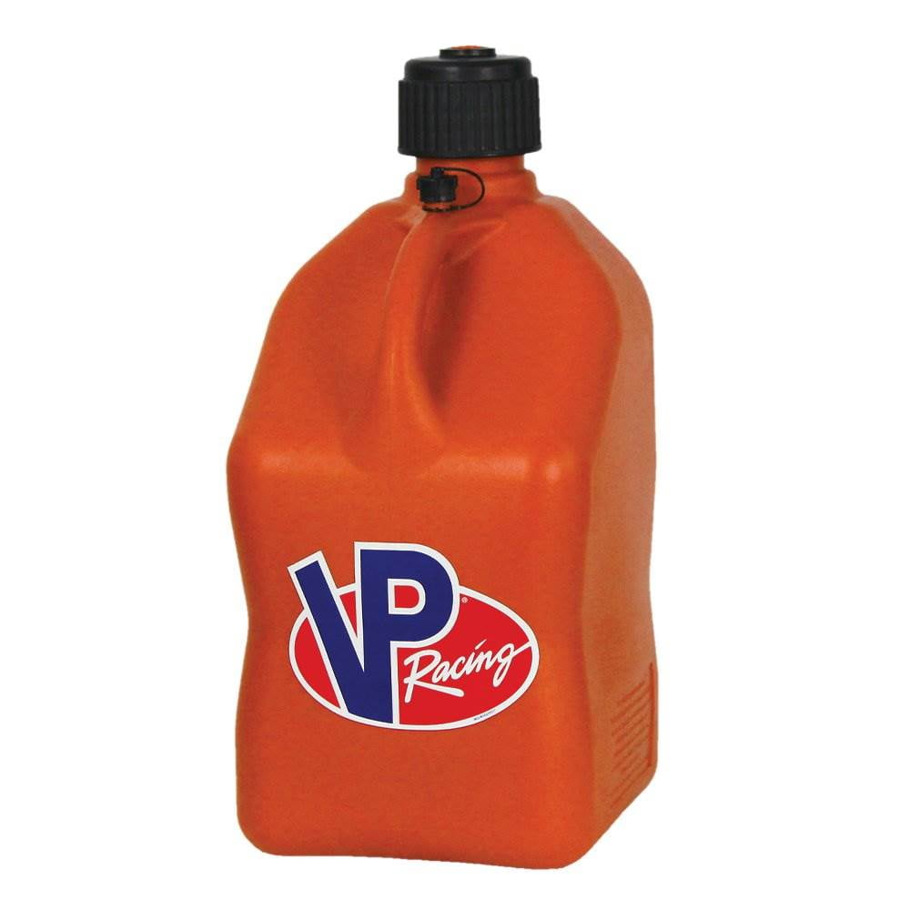 VP Racing Fuels Motorsport 5.5 Gallon Square Utility Jugs, Orange (4 Pack)