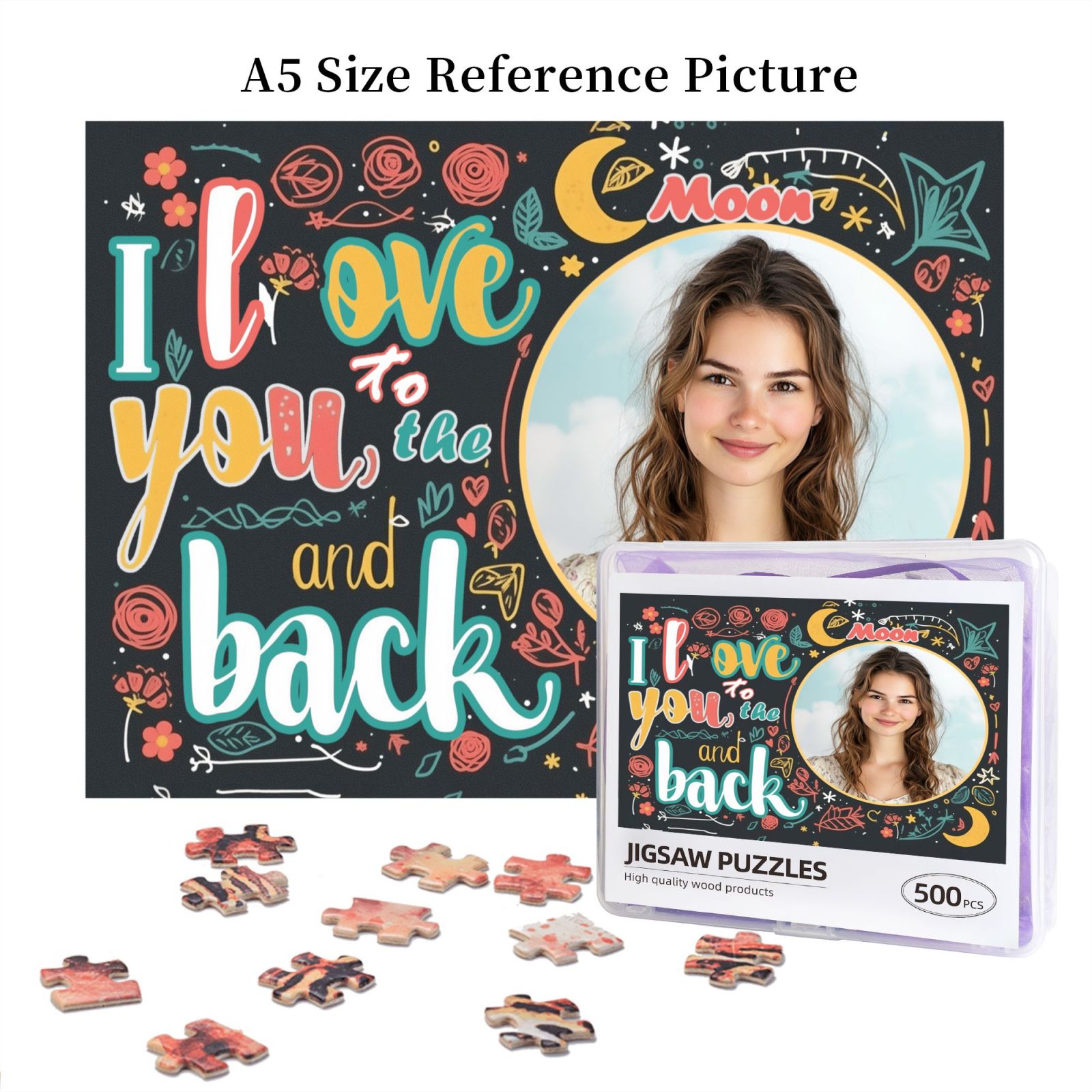 Custom Single Head Jigsaw Puzzle 500PCS