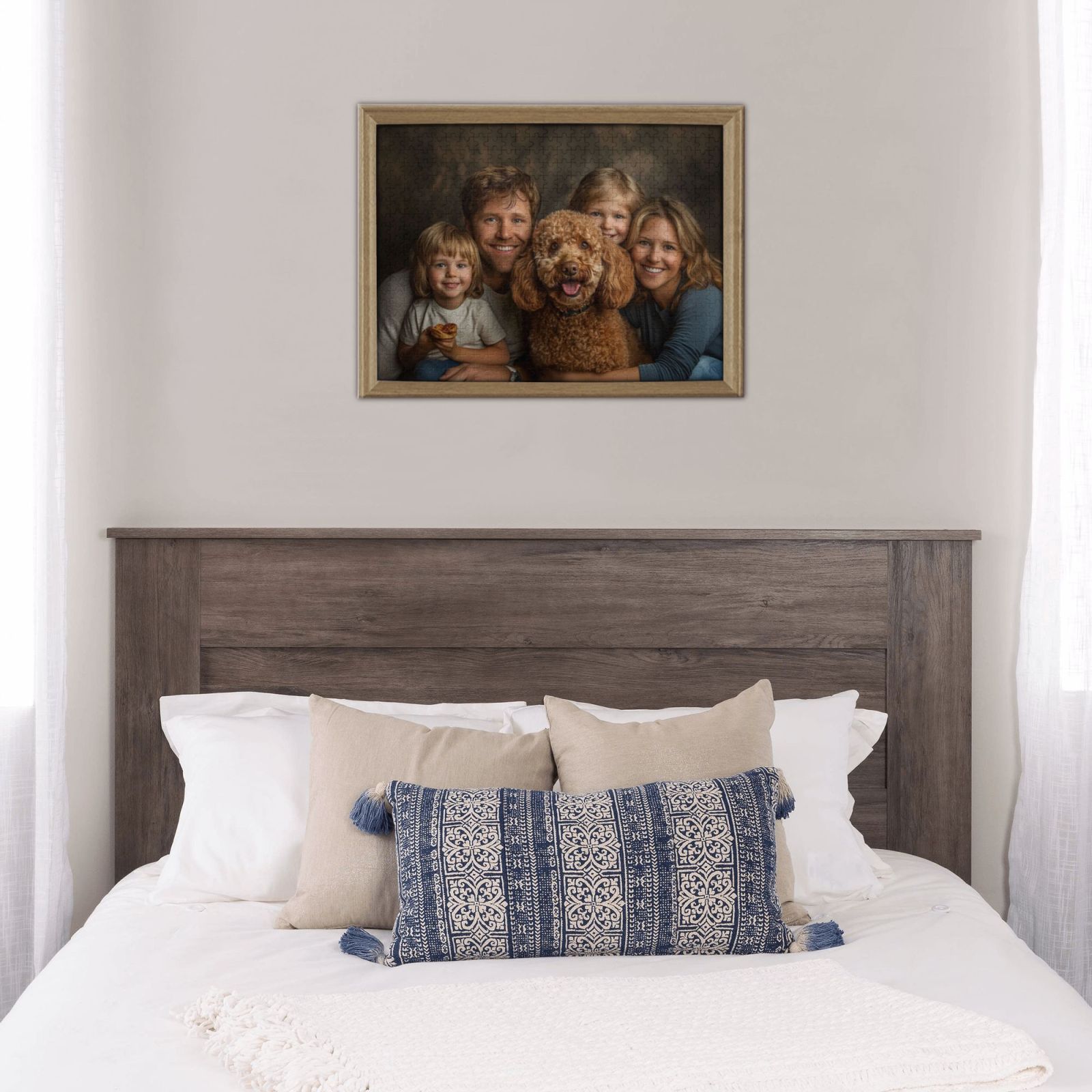 Custom Family Portrait Jigsaw Puzzle 500PCS