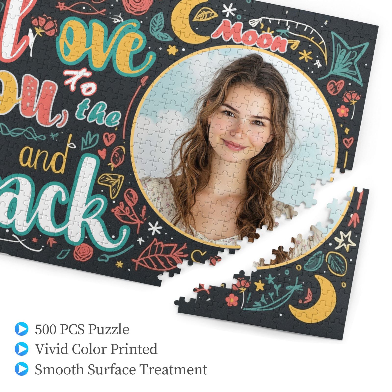 Custom Single Head Jigsaw Puzzle 500PCS