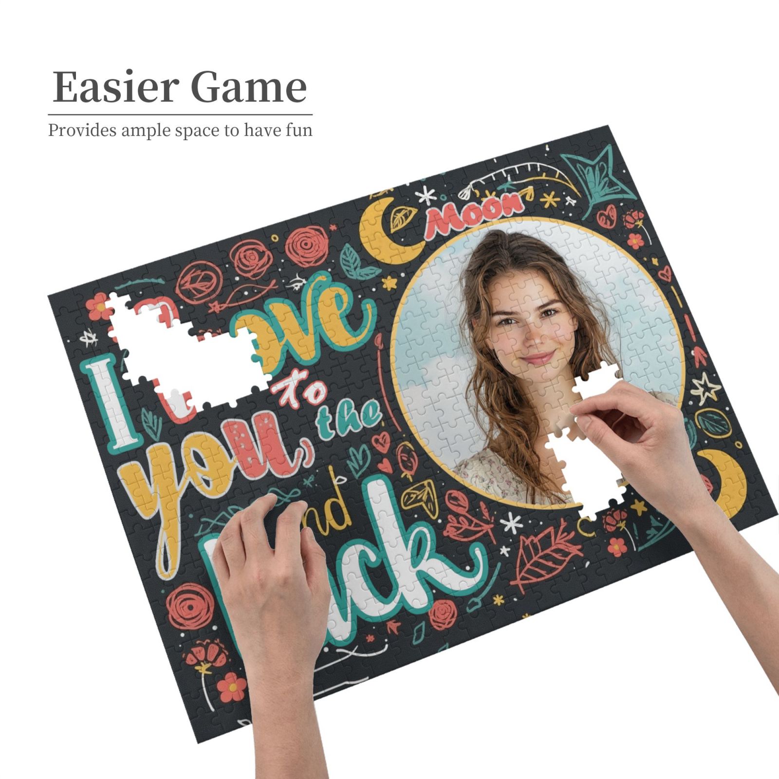 Custom Single Head Jigsaw Puzzle 500PCS