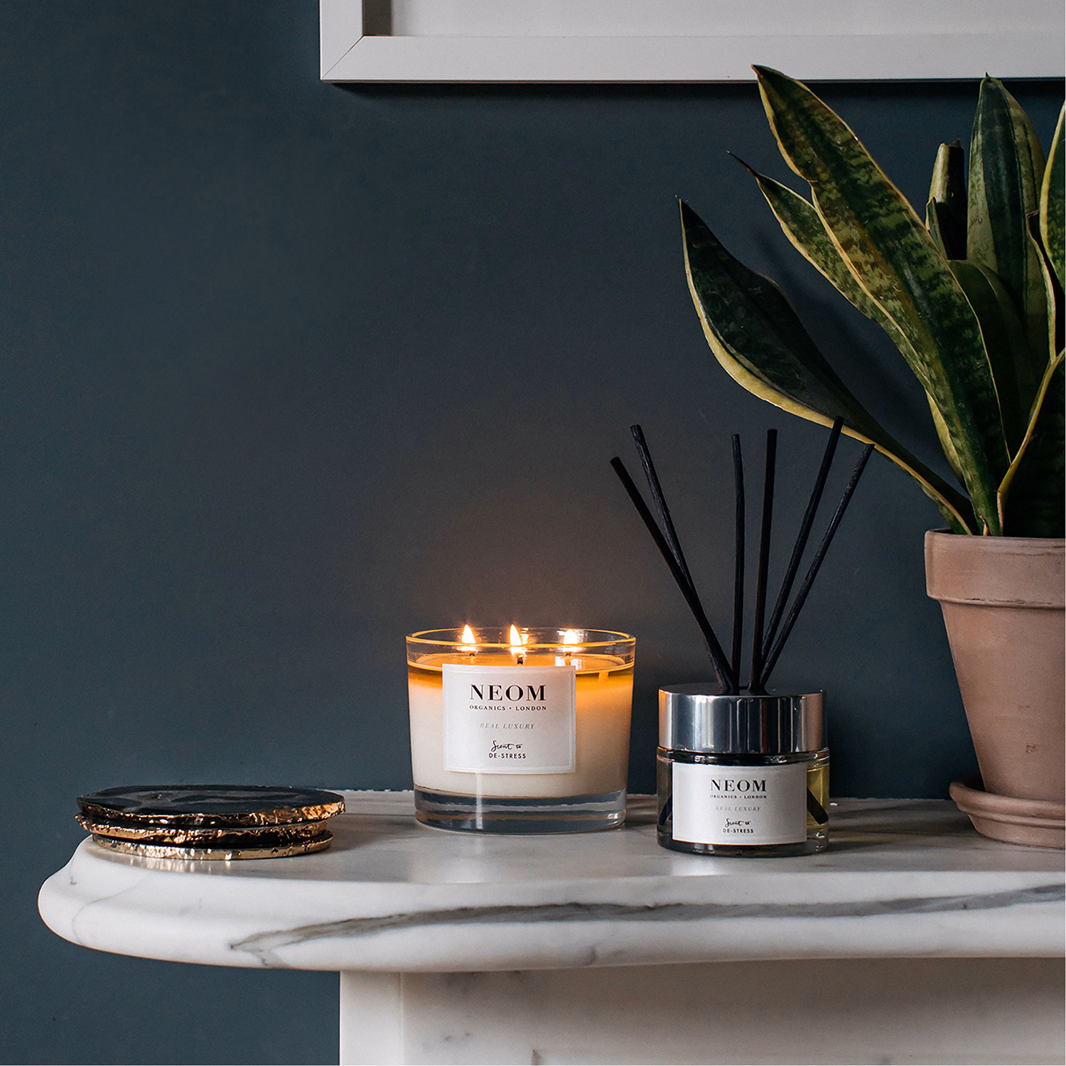 Real Luxury Three-Wick Scented Candle 420g