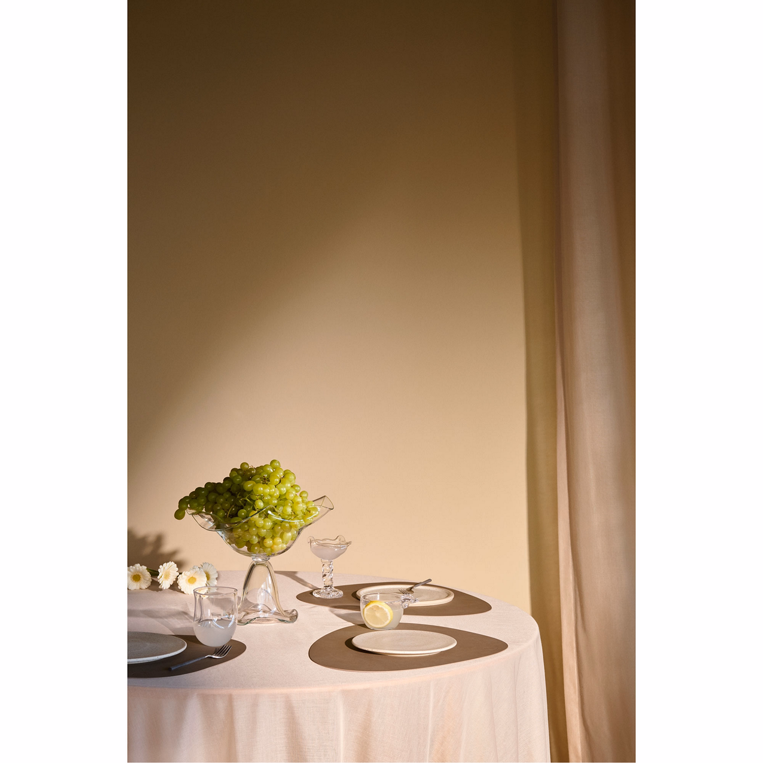 Curve Nupo Table Mat Flint Grey