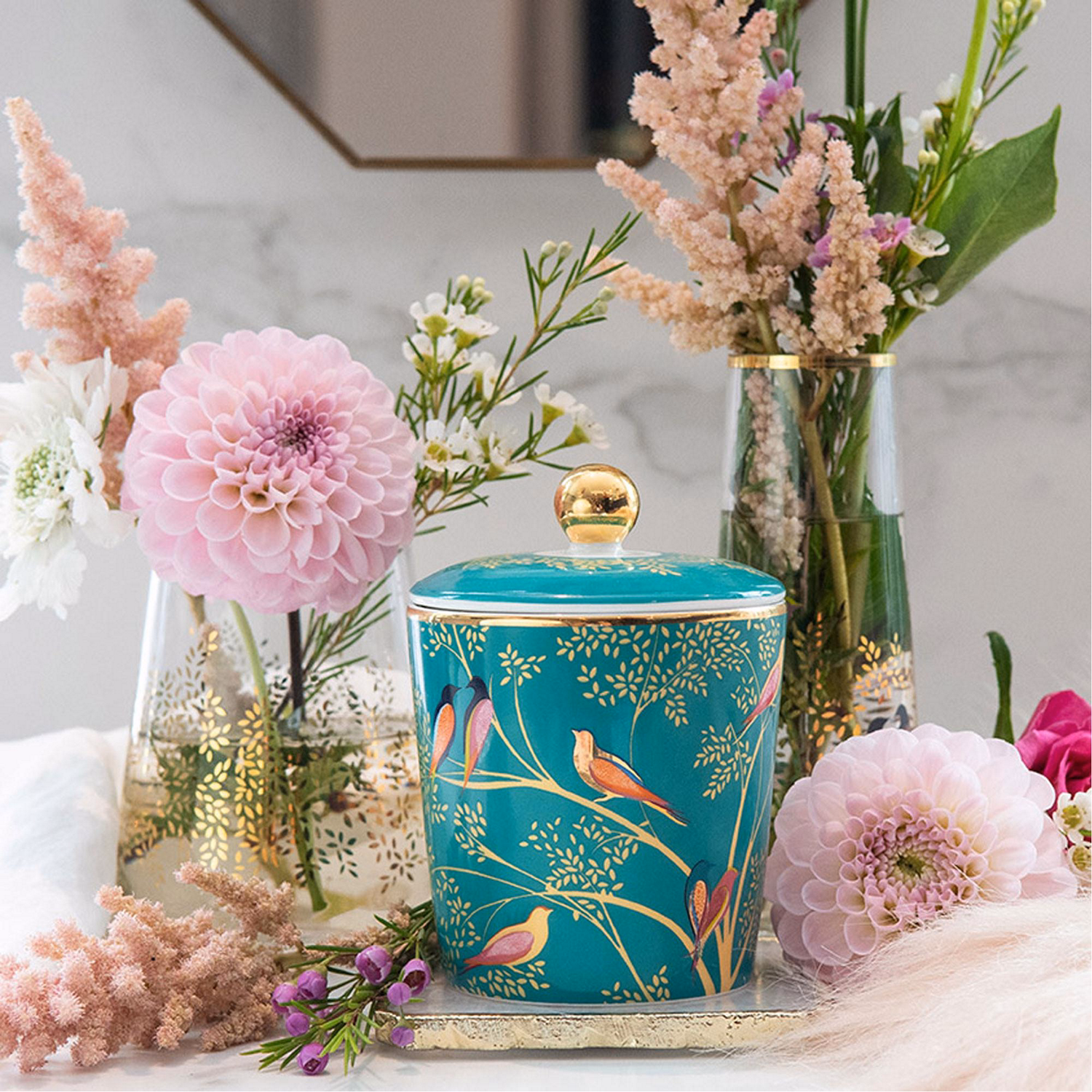 Sara Miller Manadrin Basil & Laburnum Candle