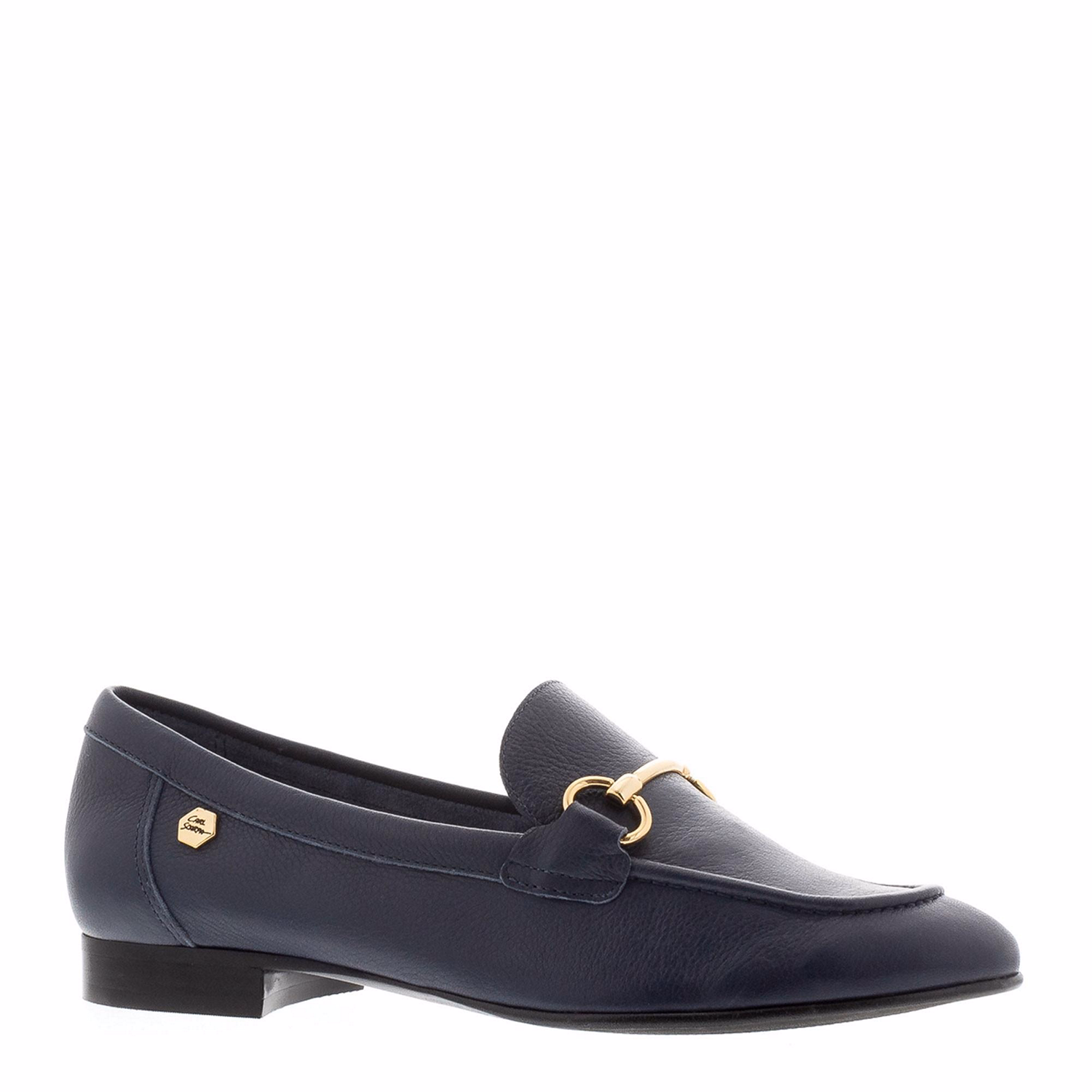 Arlie Snaffle-Trim Leather Loafers