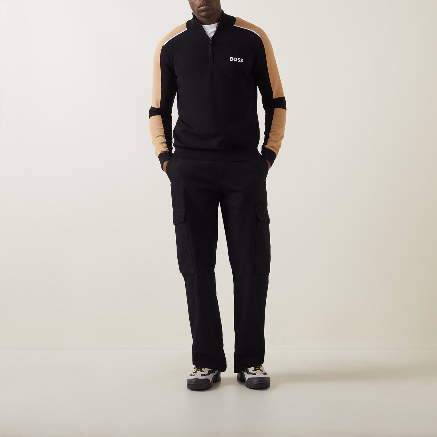 Zelchior Half-Zip Logo Sweater