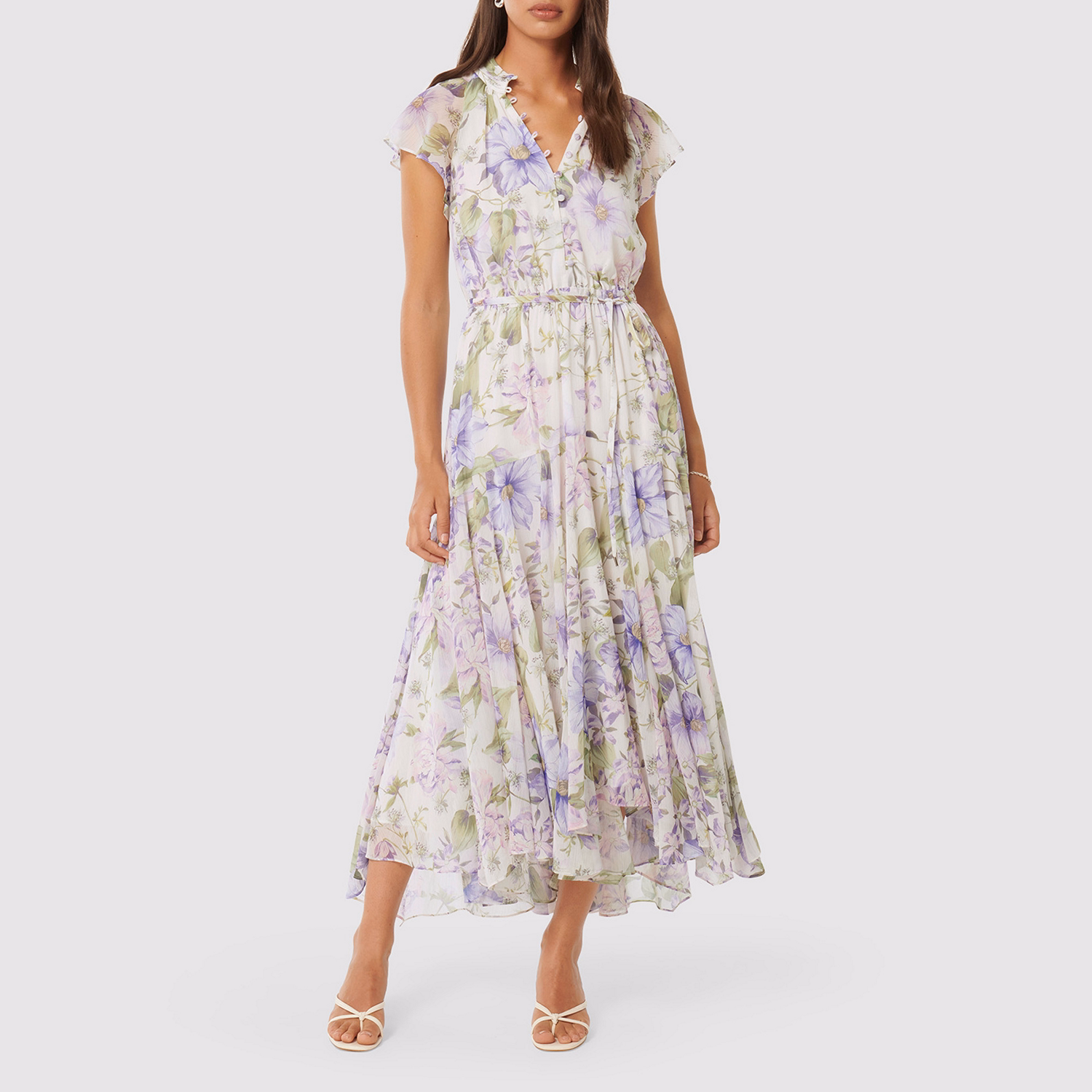 Freya Asymmetric Floral Dress