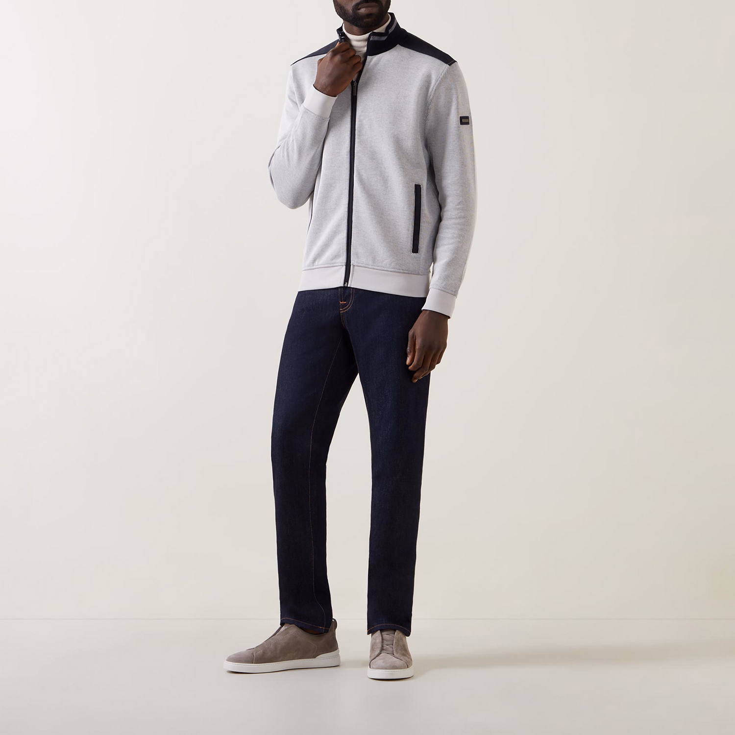 Troyer Zip-Through Sweatshirt