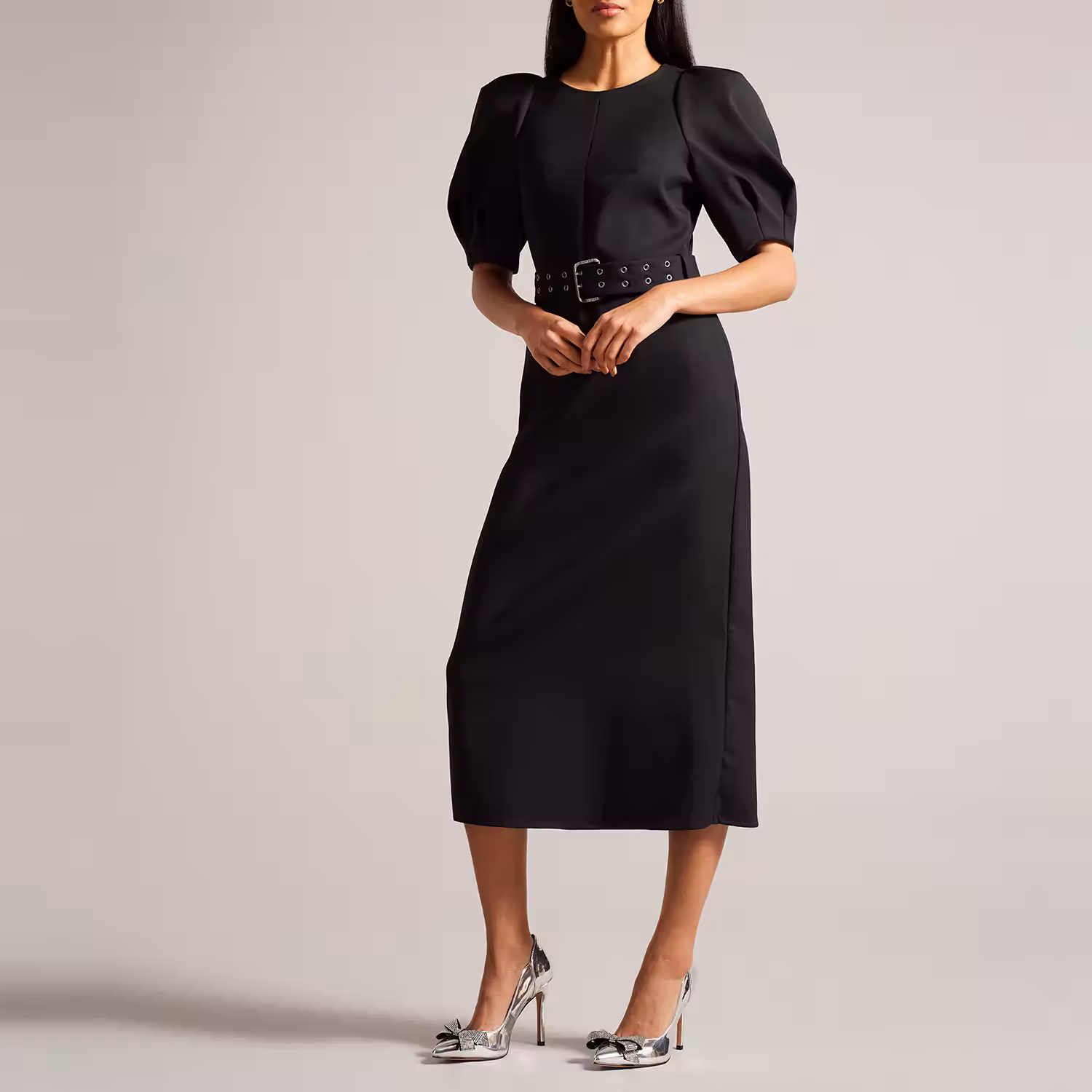 Orlila Crystal Bow Pumps