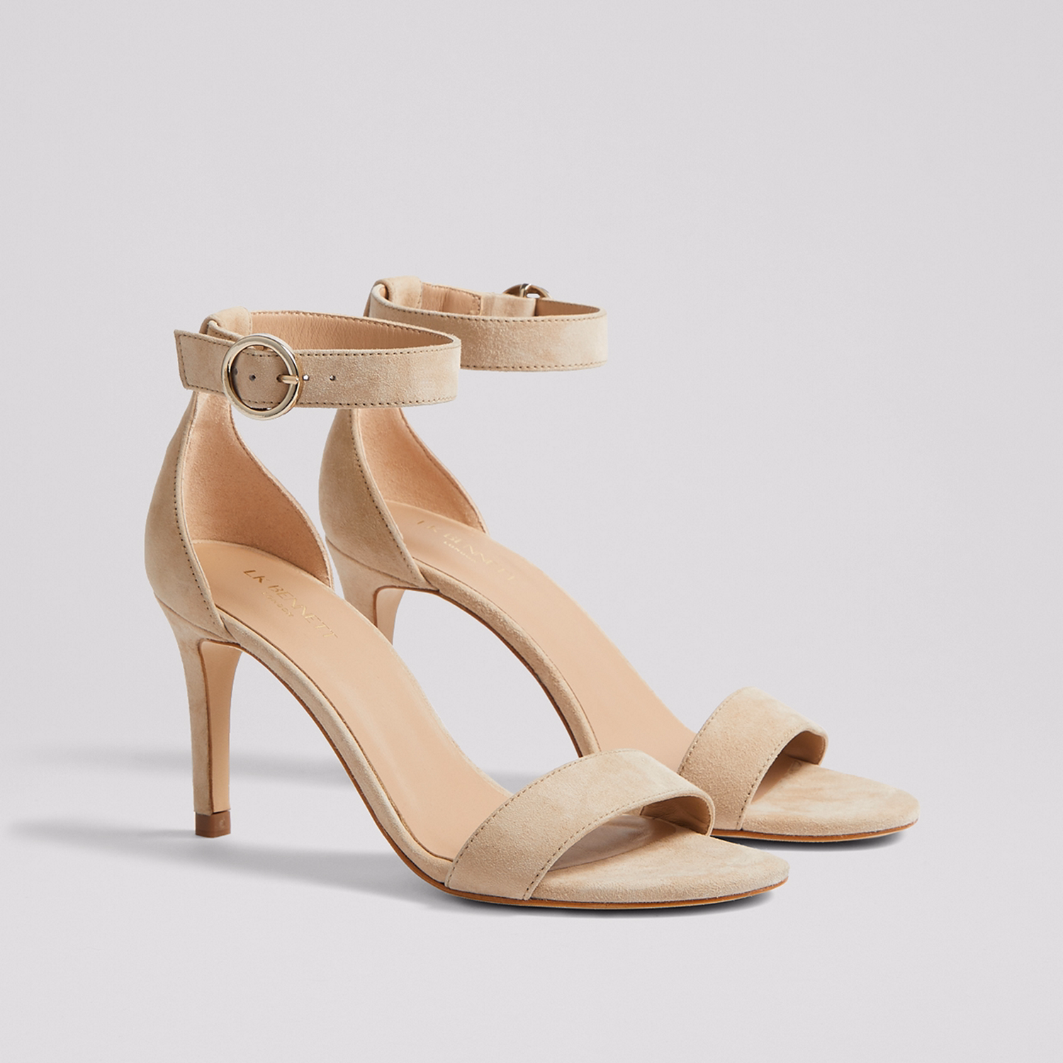 Ivy Suede Heeled Sandals