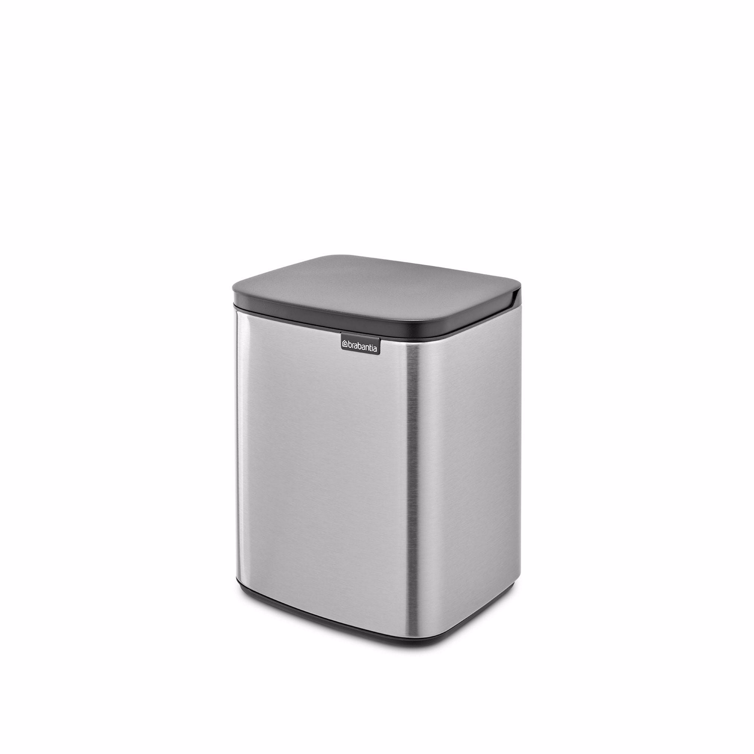 Bo Waste Bin, 7L - Matt Steel Fingerprint Proof