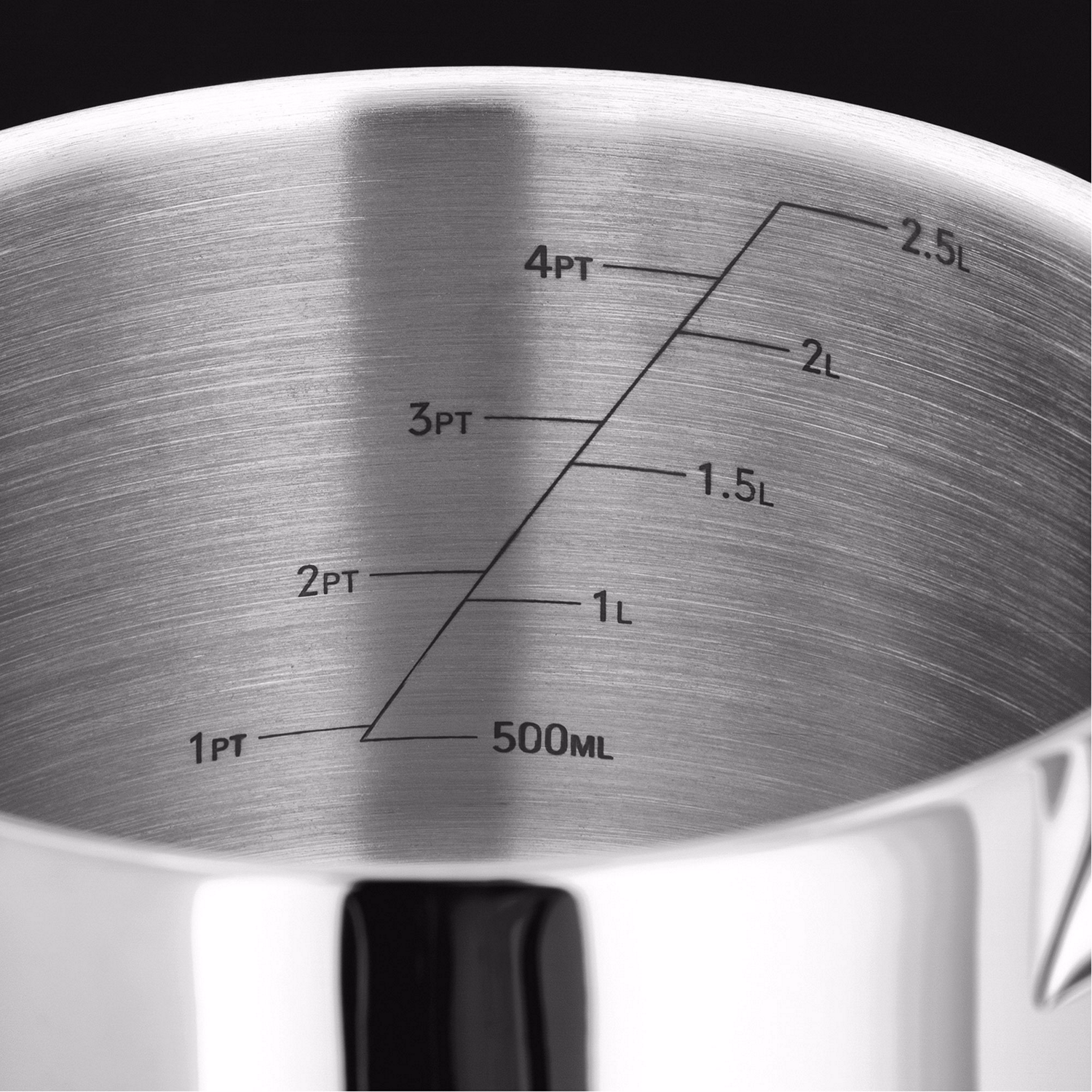 Induction Four-Piece Draining Saucepan Set