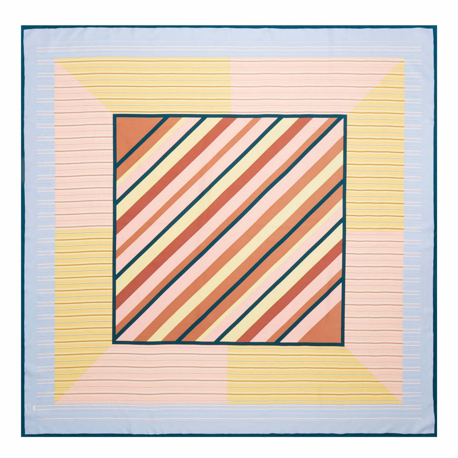 Uberta Printed Silk Scarf