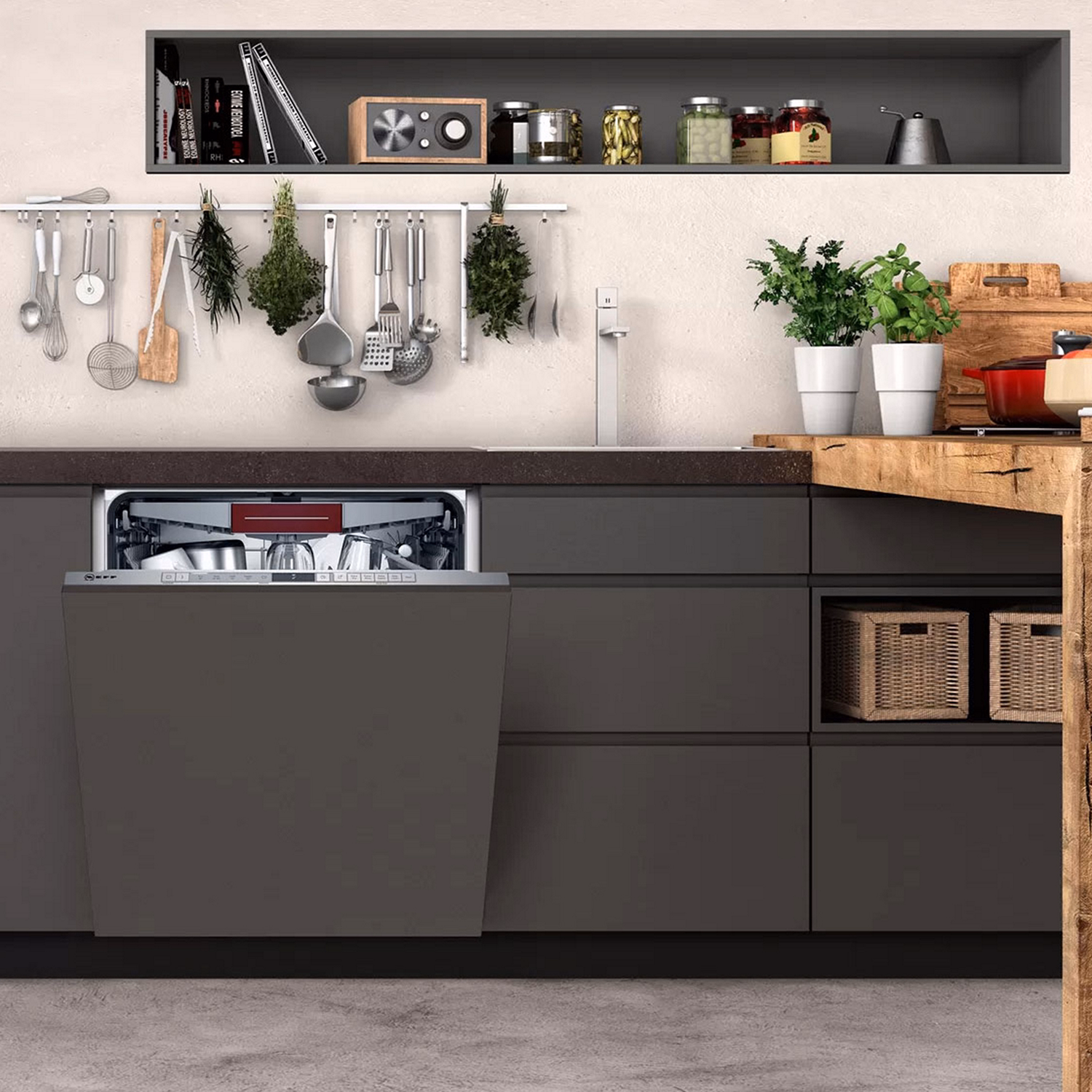 N 30 Fully-Integrated Dishwasher