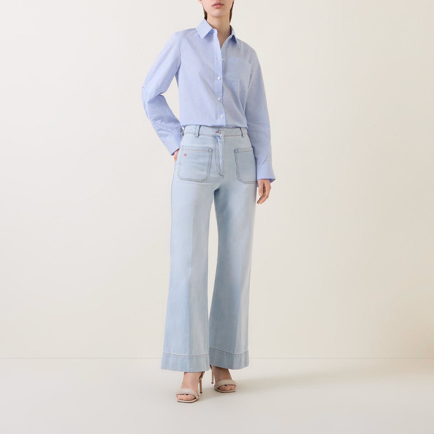 Striped Button-Down Shirt