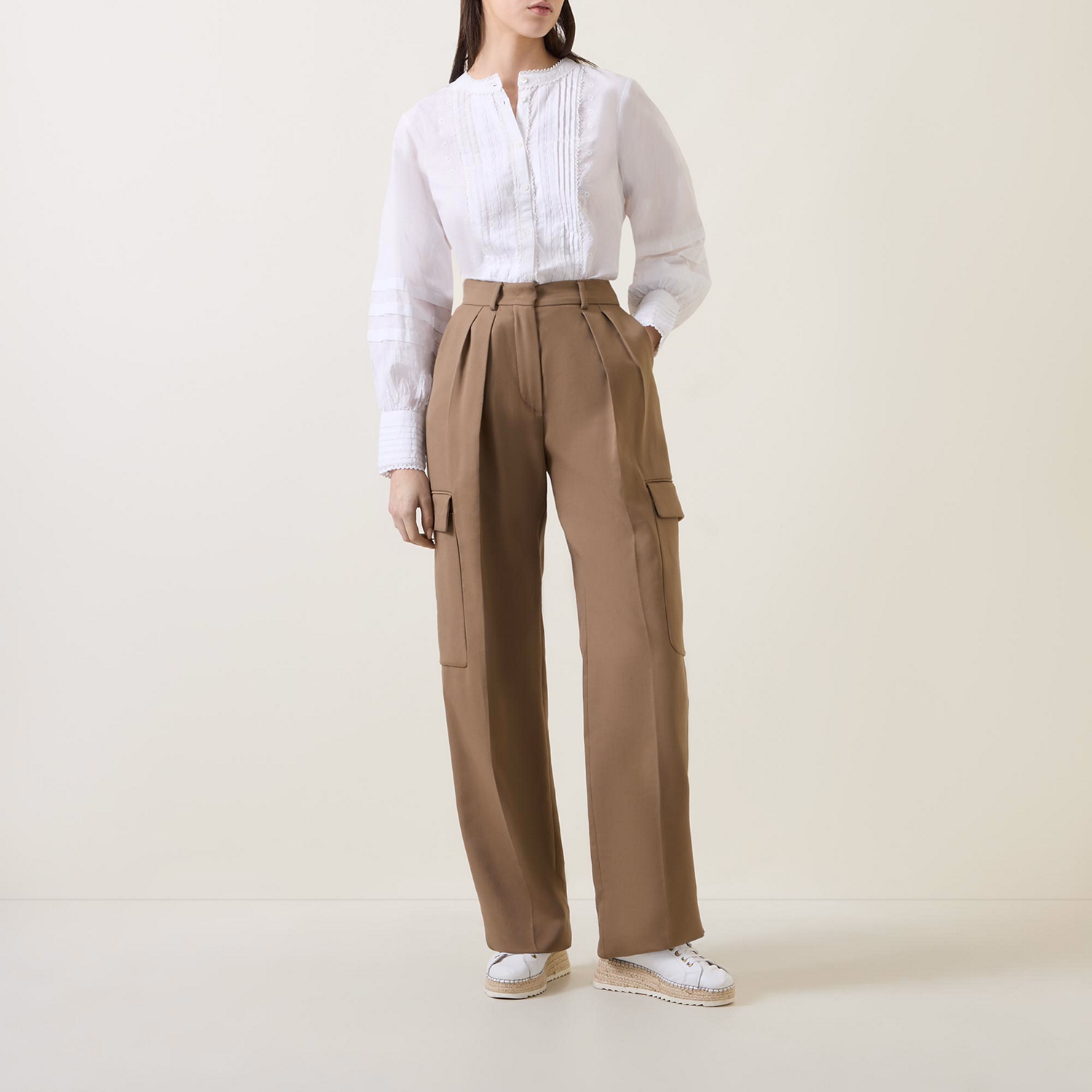 Eskeline Pin Pleat Blouse