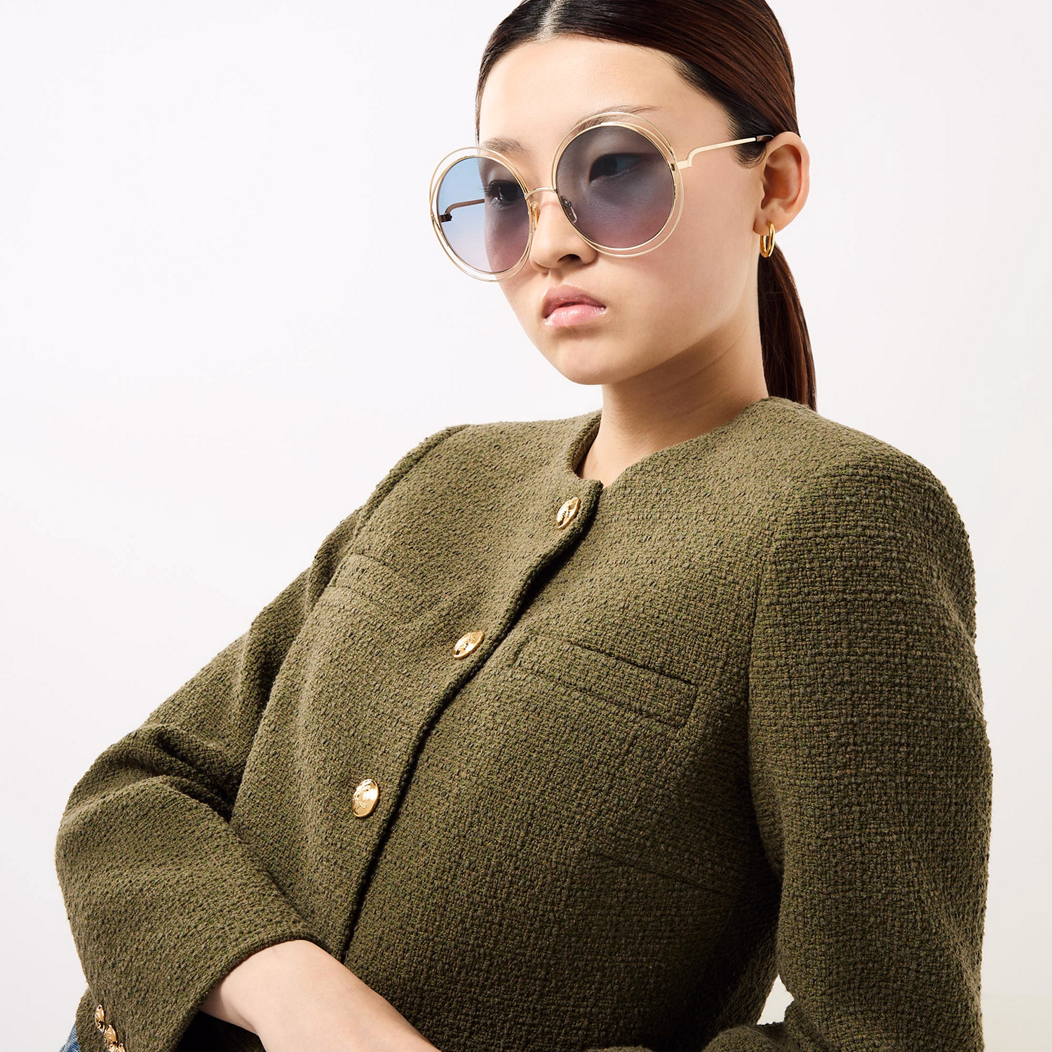 CH0045S Round Sunglasses