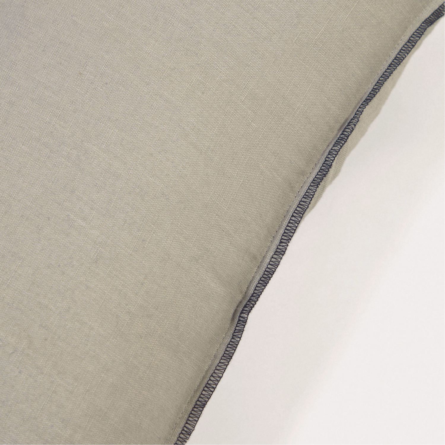 Elea 100% Linen Cushion Cover in Light Grey 30x50cm